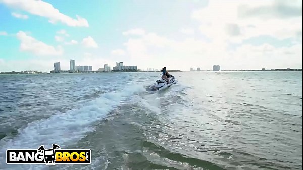 BANGBROS - Big Ass Latina Babe Kelsi Monroe Rides A Water Craft And A Cock In Public