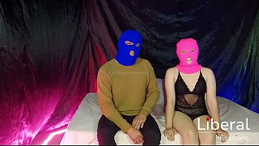 Real swinger couple has sex with a stranger, this hotwife gives him a blowjob without a condom