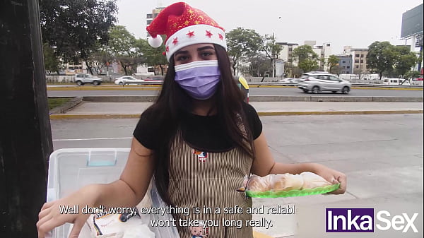 On the eve of Christmas, Latina streetwalker gets her piece of meat