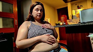 Nicole's Soft Belly Play  & Juicy Big Ass Tease