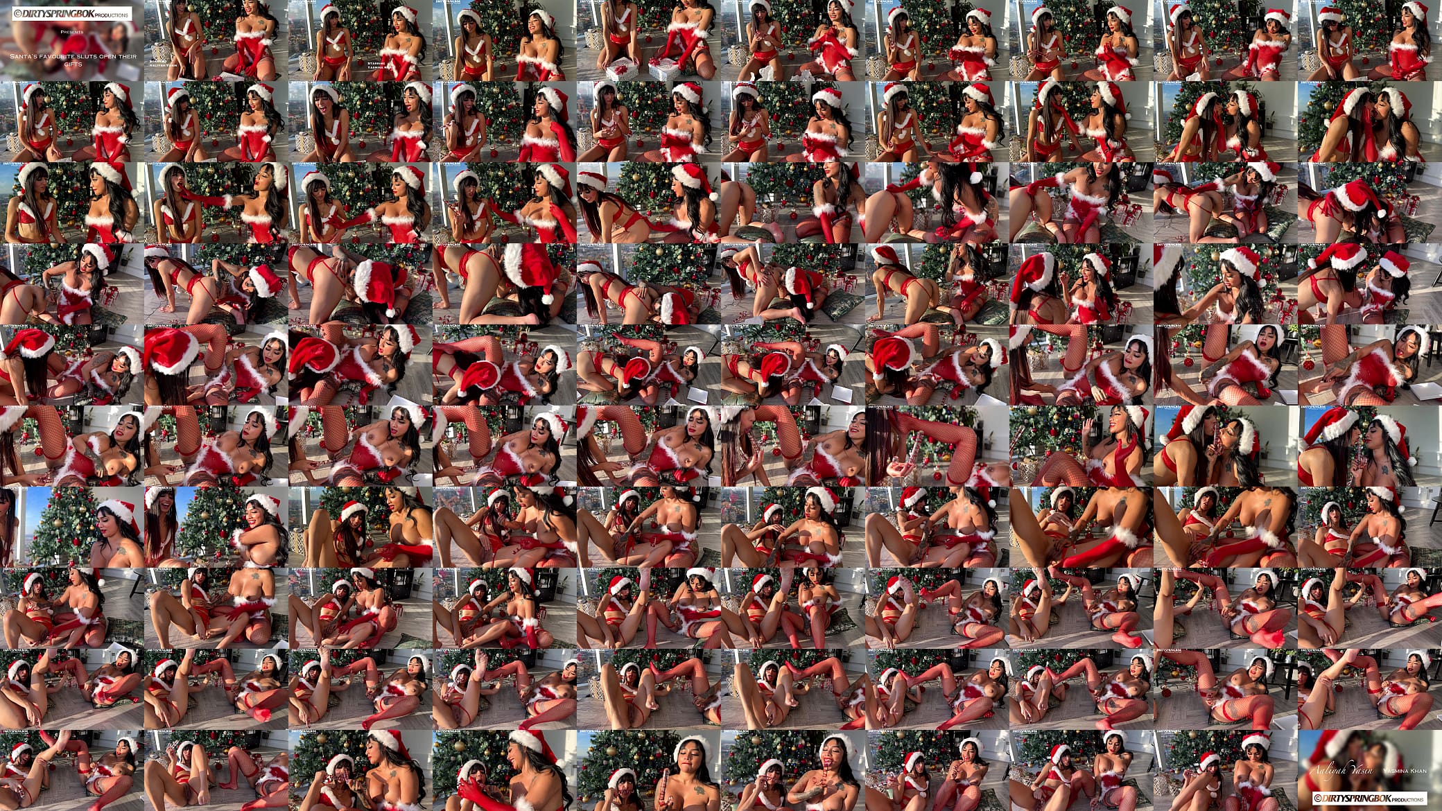 Santa&#039;s little sluts open their Christmas gifts 预览图