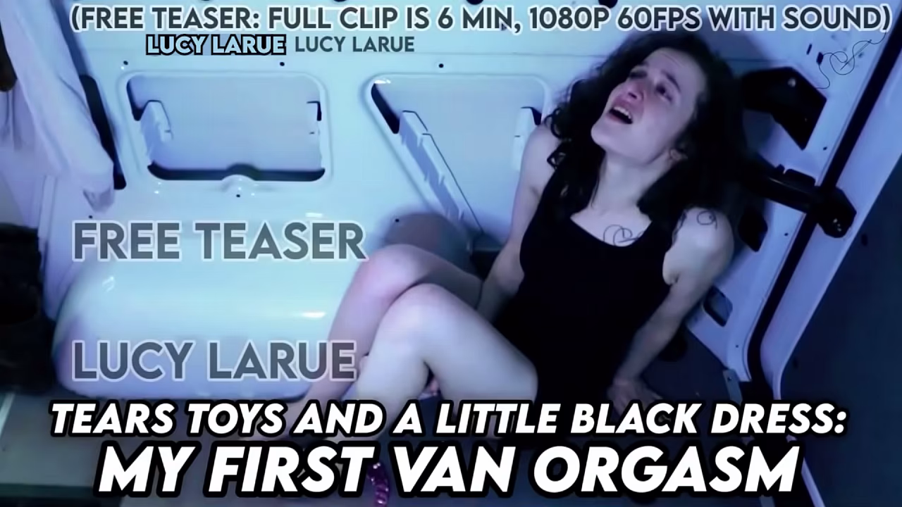 &ldquo_Tears Toys and a Little Black Dress My First Van Orgasm&rdquo_
