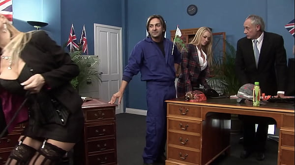 Download Video - Big Boobed Milf Brits Stacey Saran And Emma Butt Suck And Fuck In Mmff Foursome