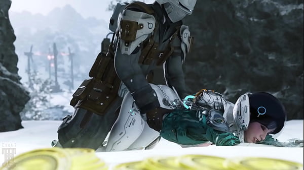 Valby gets an impressive doggystyle in the cold...