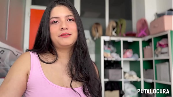 PutaLocura - Hot Colombian Allison Black cums with Torbe and swallows his cum