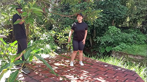 I AM LATE TO TRAINING AND MY COACH PUNISHES ME BY DOING CARDIO WITH A SPECTACULAR OUTDOOR FUCK PART 1
