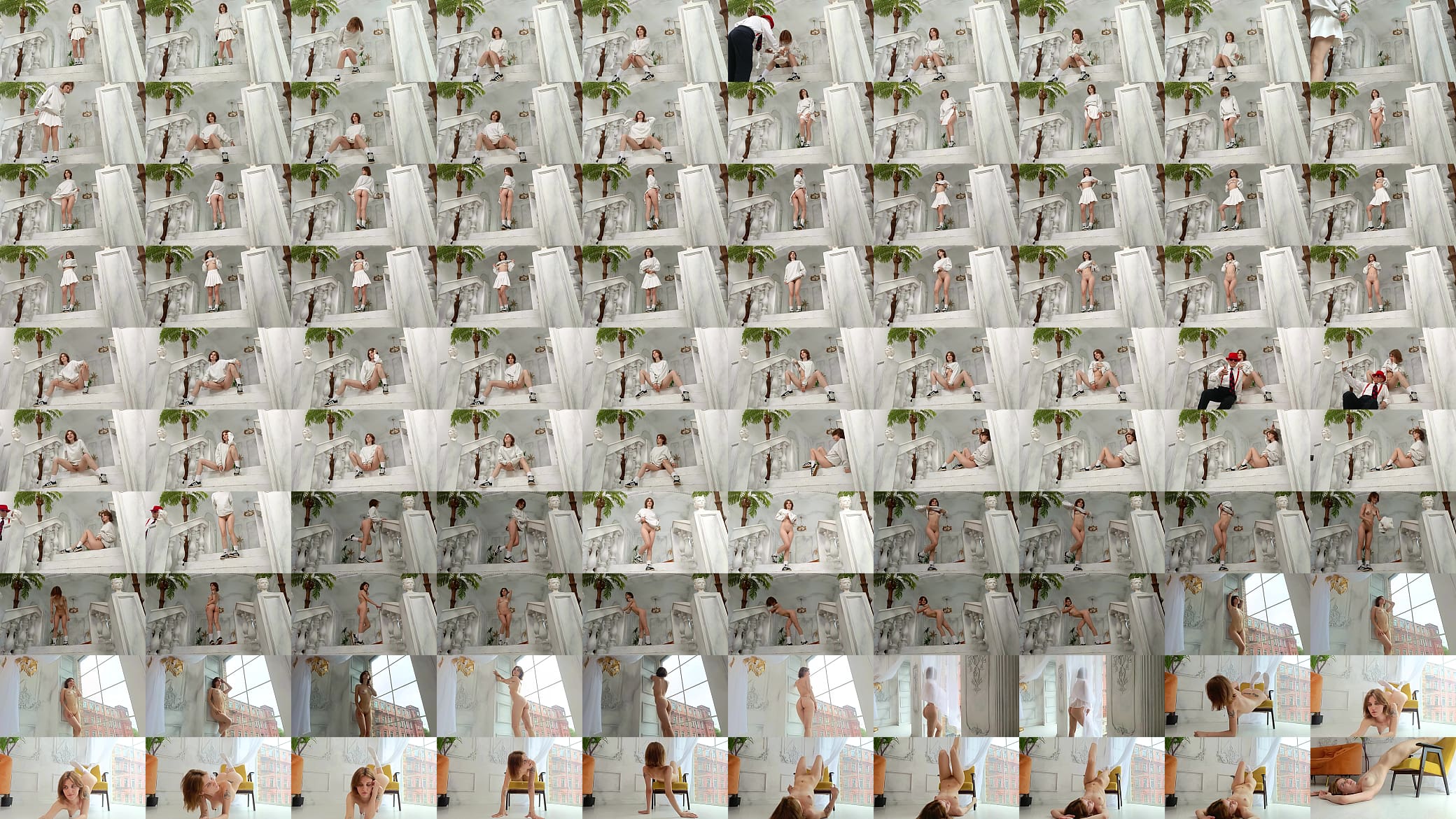 Young student girl came to a photo shoot 预览图