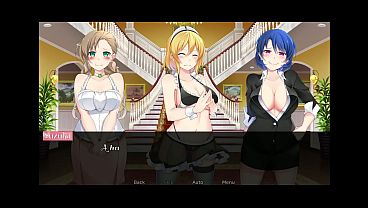 Himeko Maid lesbian game, how many minutes have I played and I'm already sleepy?
