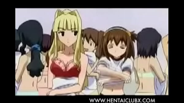 girls  Hilarious Ecchi Scene  Girls Locker Room Monster