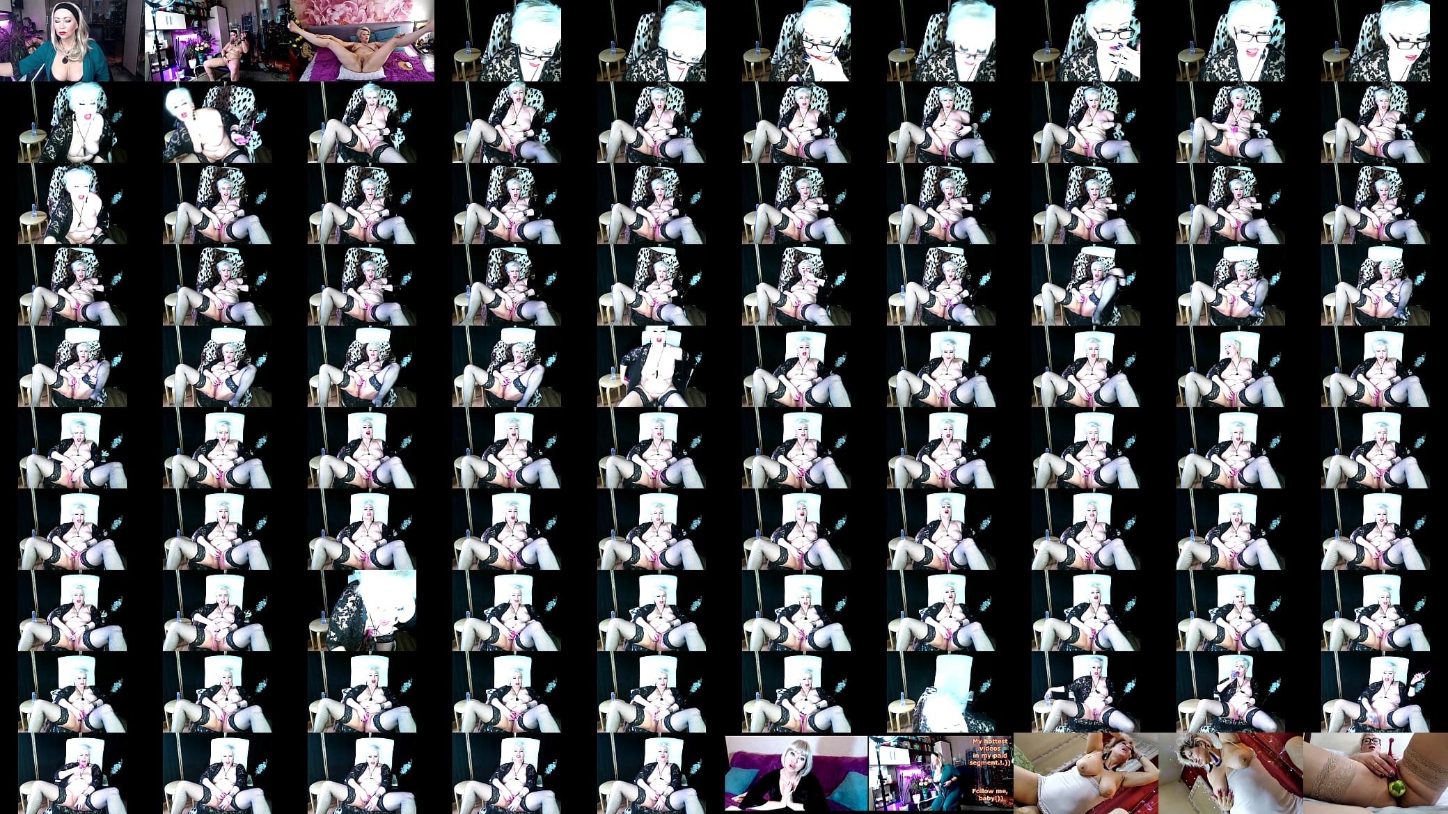 A day in the life of a mature webcam whore .!. )) 预览图