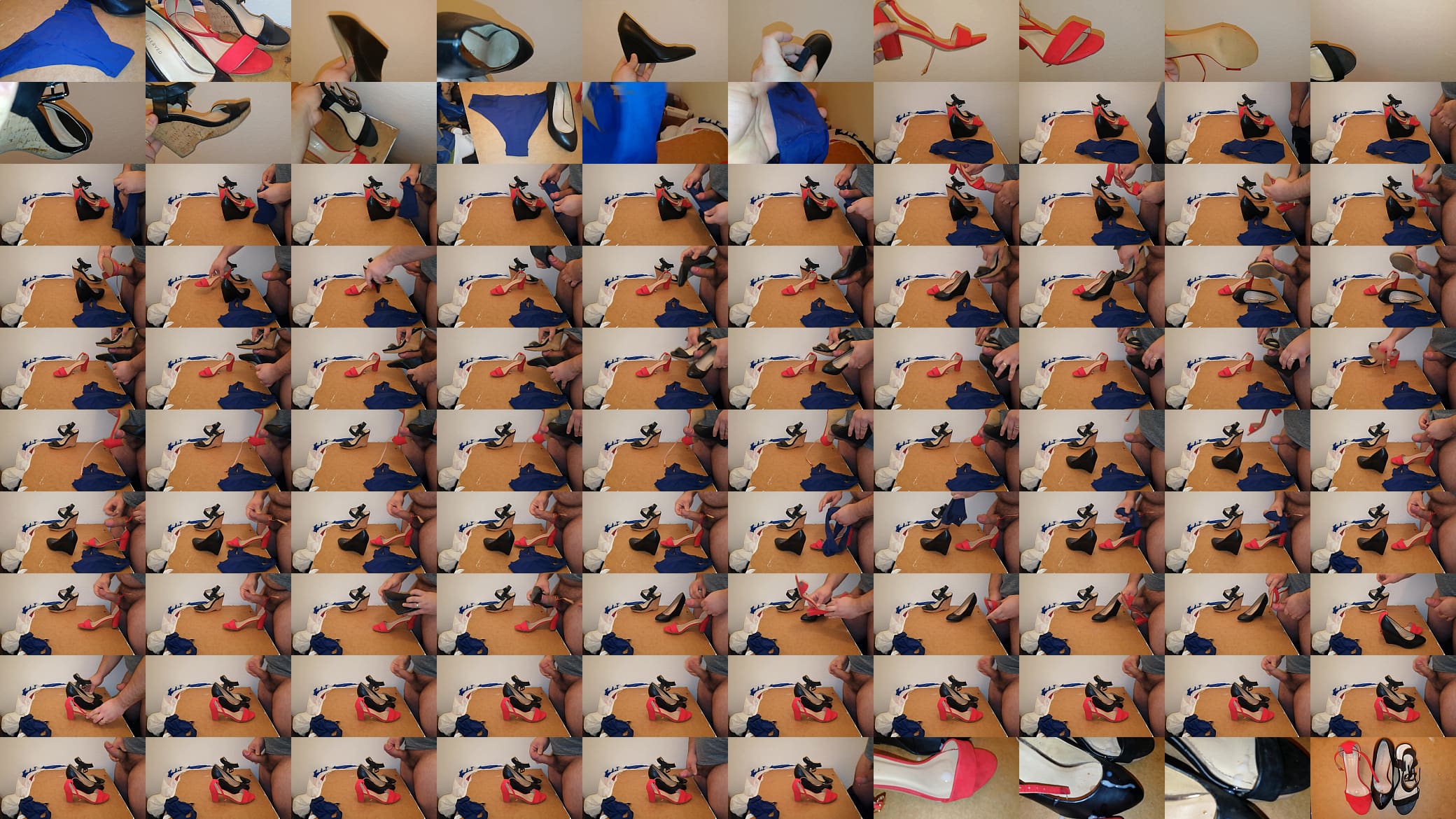 Cumming on three shoes - Pumps and wedges 预览图