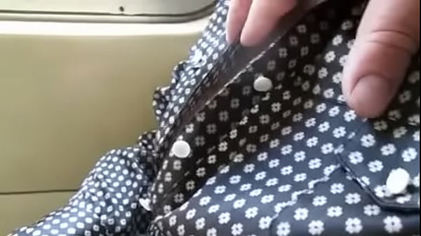 Passenger Girl's Tits Playing In Train Caught