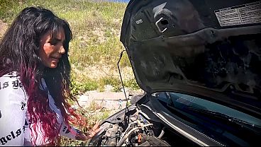 Please Fuck Me Without Condom! TIT-SLUT Tyra | OUTDOOR and INDOOR SEX