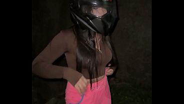 A stranger catches me fucking hard on the street
