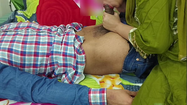 Desi stepmom had creampie sex when stepson dick boner while watching stepmom change clothes in Hindi audio.