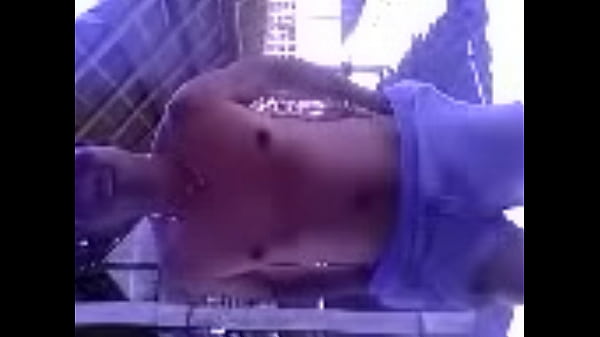 Hot flashing his cock in public