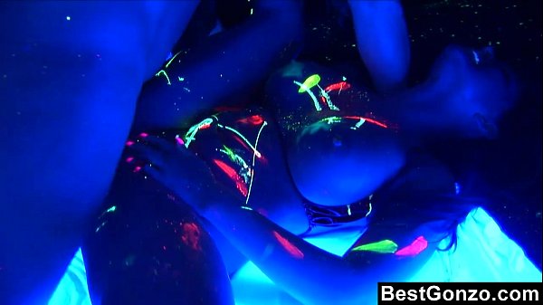 Eva Sucks And Fucks Mental Patient Under A Blacklight