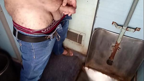 Download Video - Shivam jerking in train toilet