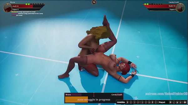 Bruna VS Candy Crush (Naked Fighter 3D)
