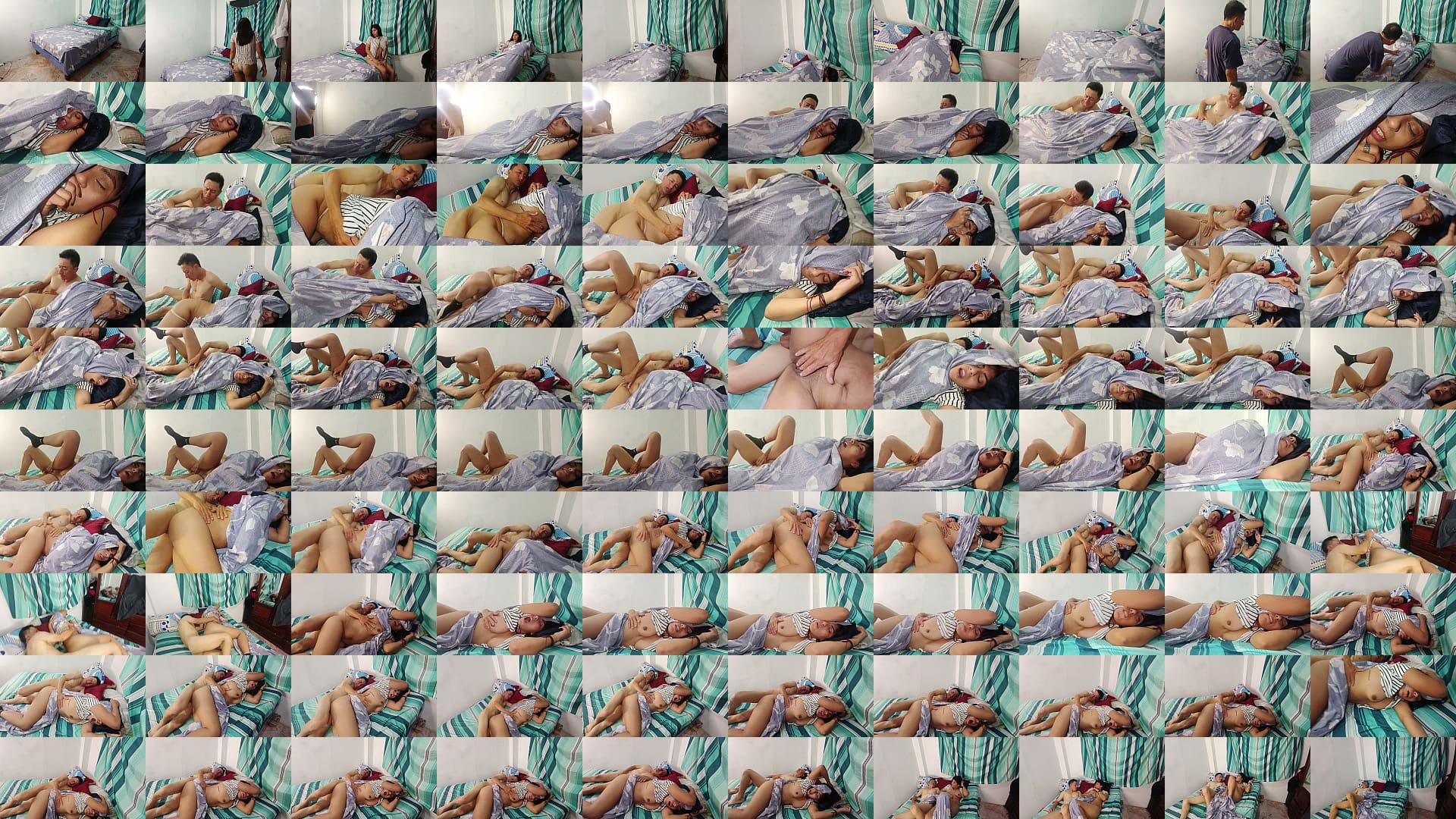 My perverted old stepfather visits my room and we end up having delicious sex in my bed 预览图