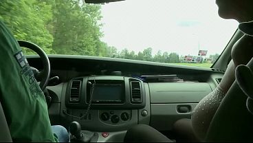 Horny couple gets naked and horny on lakeside anal fucking and cumshot