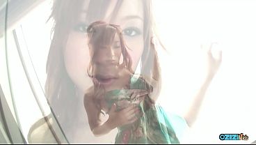 This beautiful Asian bitch was sucking two cocks at some point and she loved it.