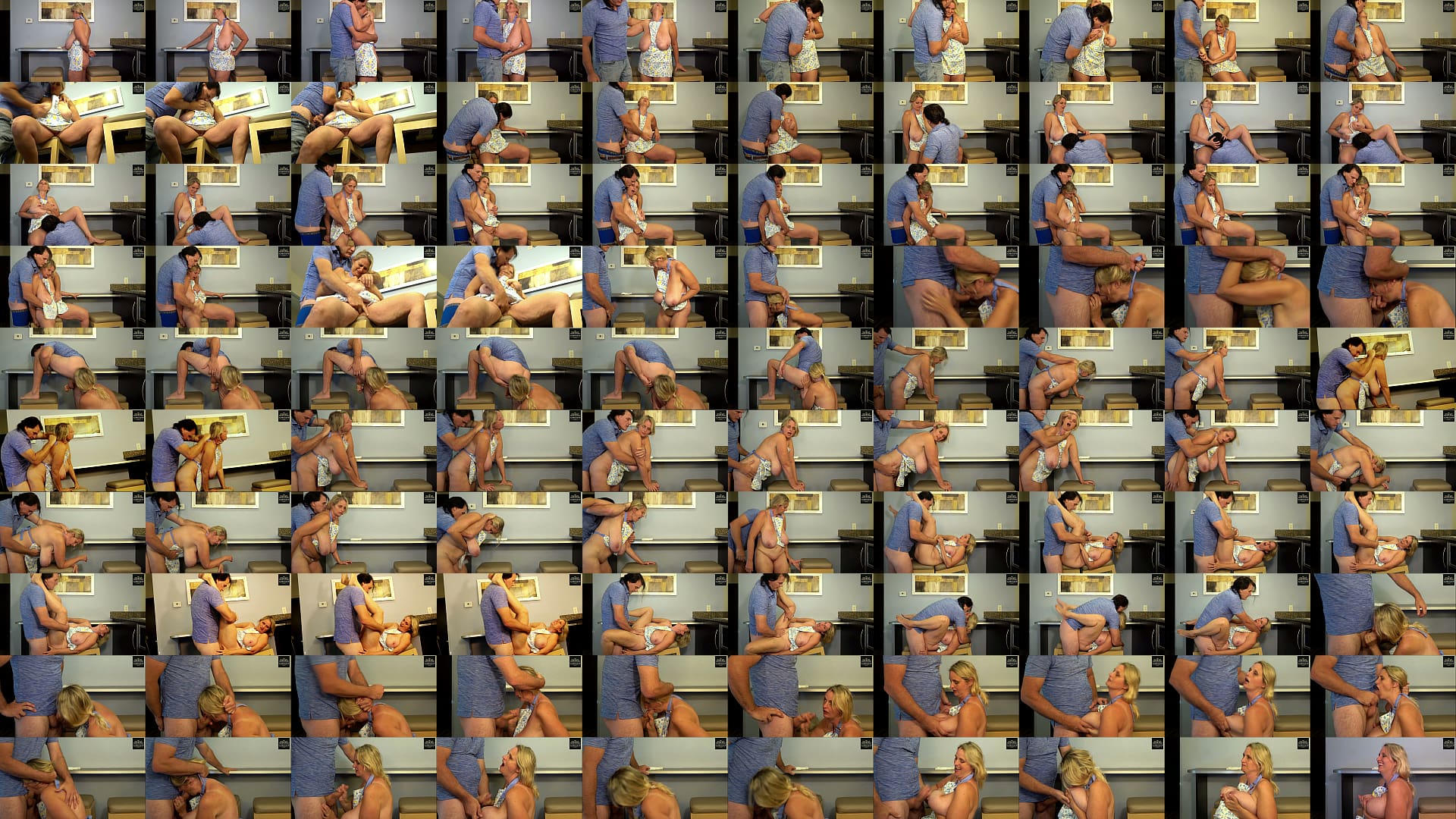 Moaning Wife in Apron Rough Fucked Big Tits Cumshot 预览图