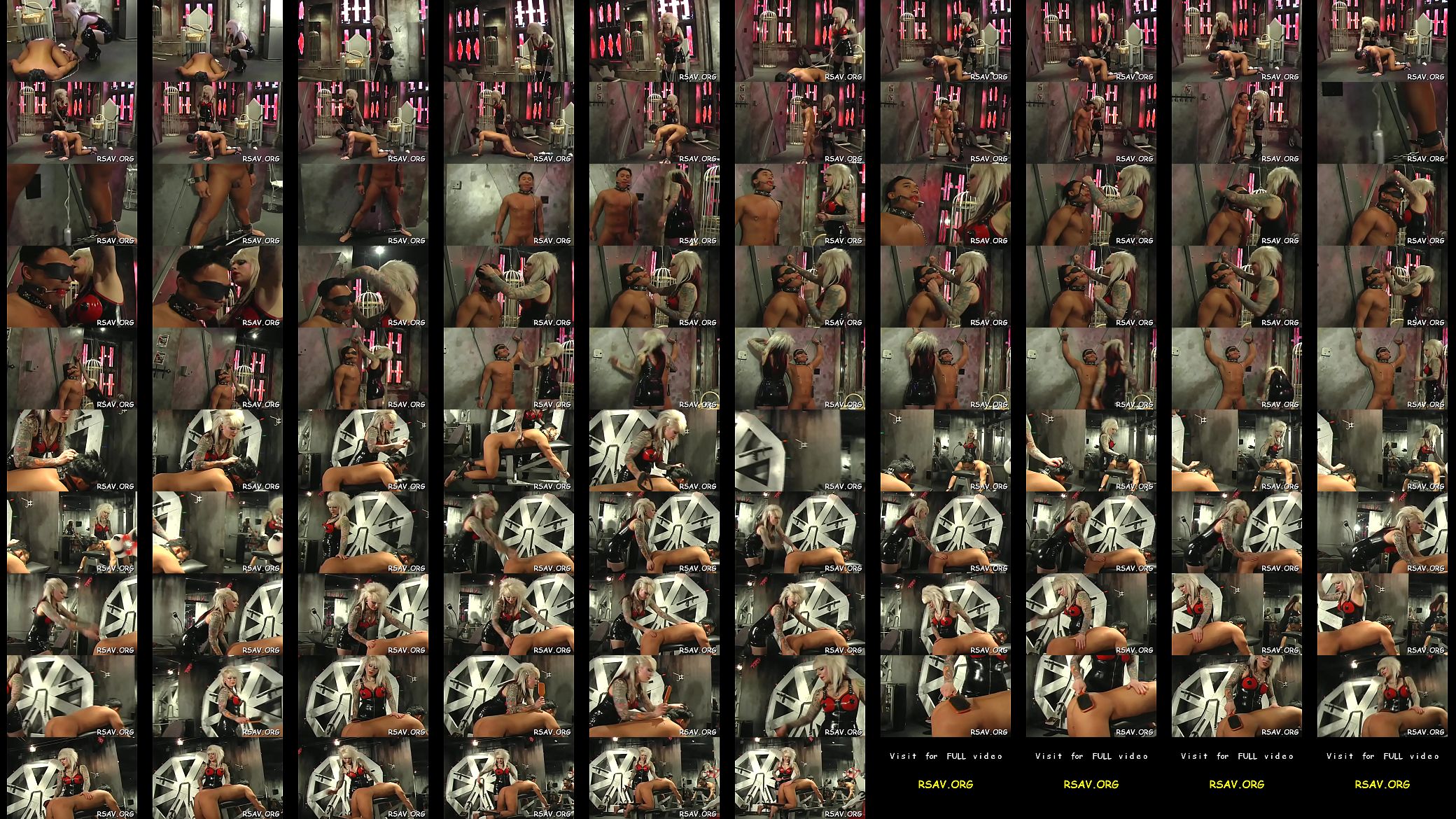 Sexy domina enslaves another beauty in hardcore bdsm style 预览图