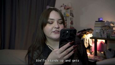 Porn story - they share a cum-filled kiss together after a sweet pegging