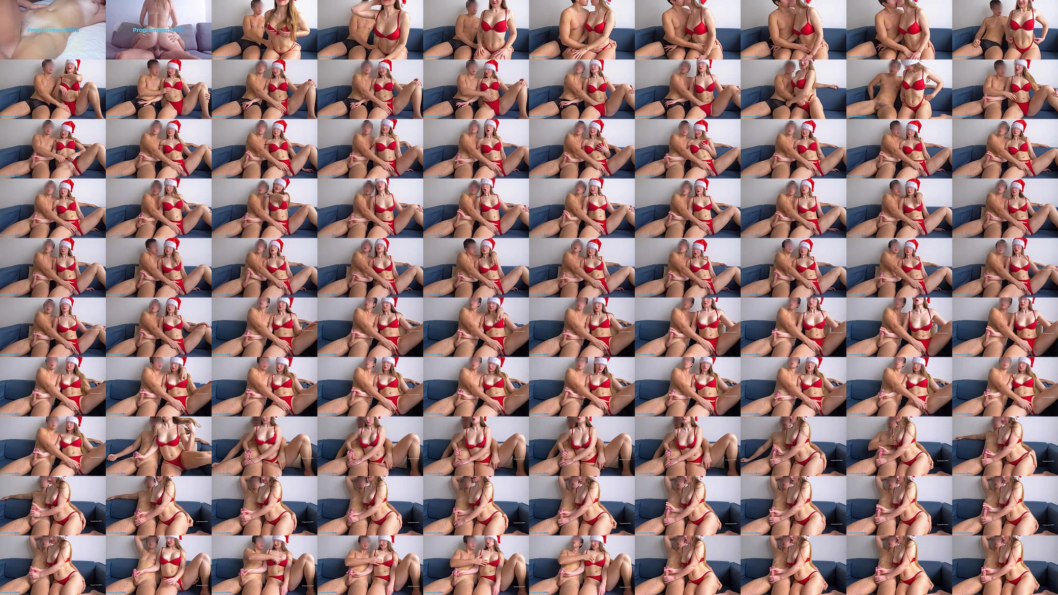 Christmas mutual masturbation with bouncing boobs beauty - ProgrammersWife 预览图