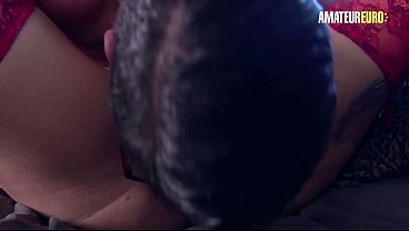 Sloppy Deepthroat With Head Grabs... She Takes Every Inch Before Doggy