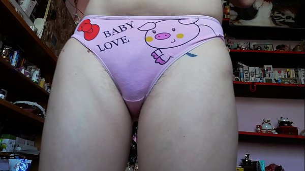 Extreme hairy pussy teen private panty show on webcam