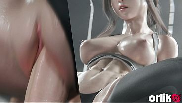 Tifa Lockhart x Cloud Strife - Gym Training Turns Into Hard Fuck with Creampie & Squirt 3D Animation