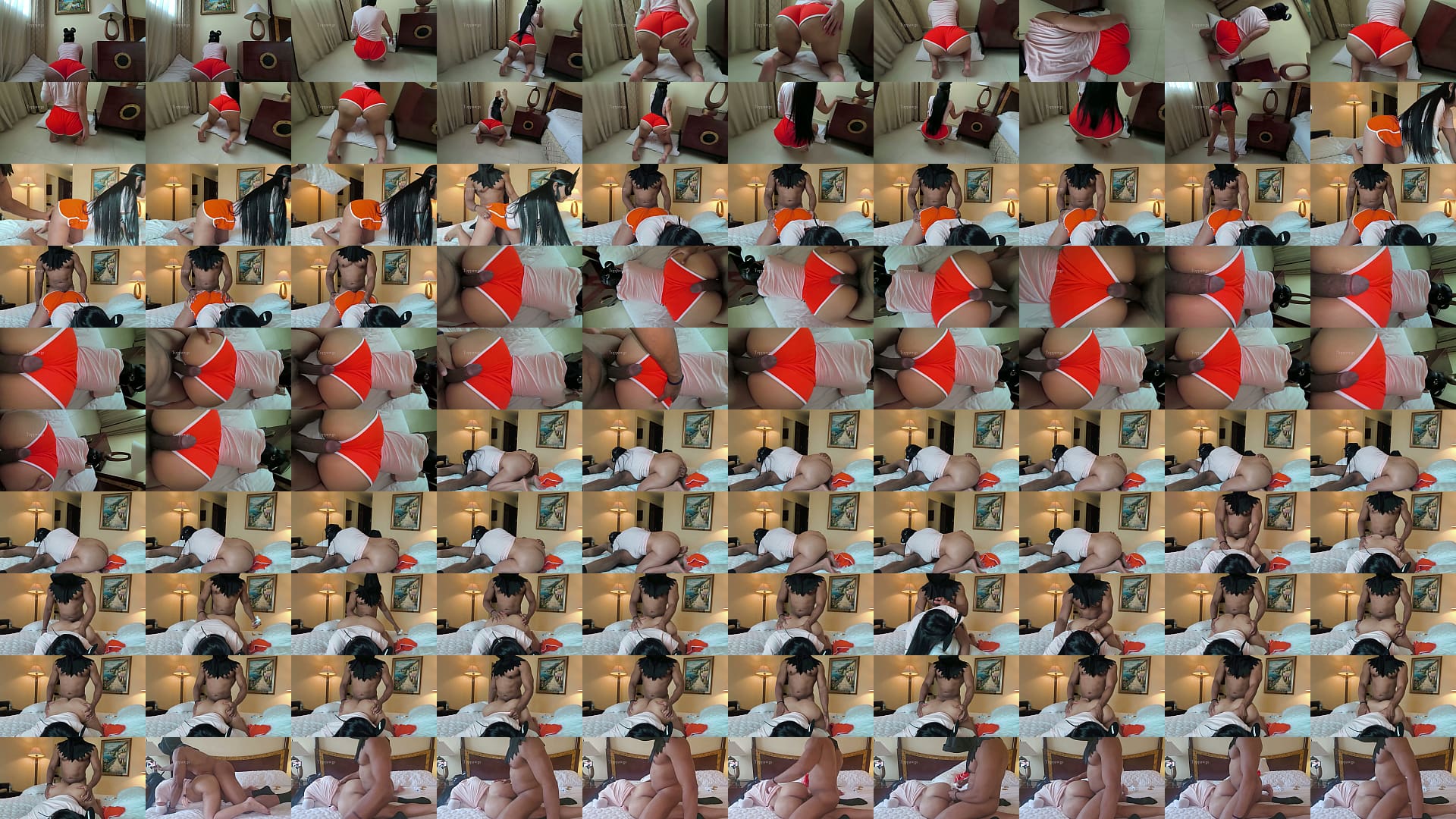 twerk to assjob then doggystyle with LIYAH big butt arab 预览图