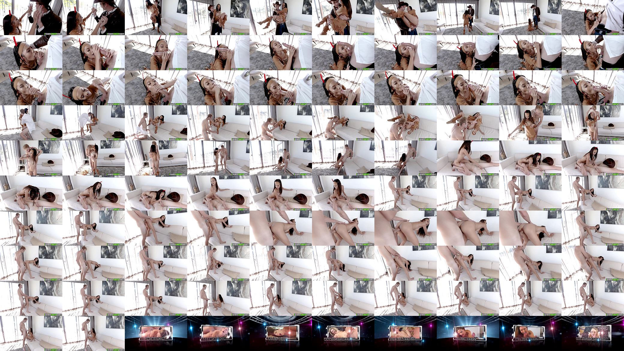 Vina Sky takes a long dick from behind making him ram her balls deep in doggystyle position 预览图