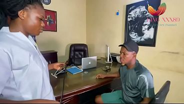 HORNY DOCTOR HELPED THE PATIENT WITH WEAK ERECTION