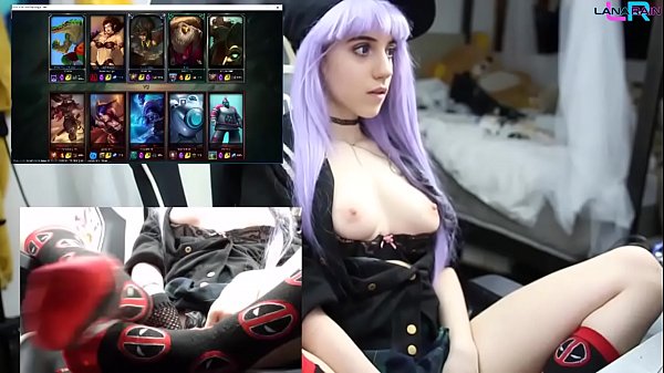 Lana Rain Masturbating and Playing League of Legends URF Mode 2/2