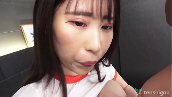 Brunette Asian girl Hitomi Kanzaki with big tits and shaved pussy pleases her boyfriend.