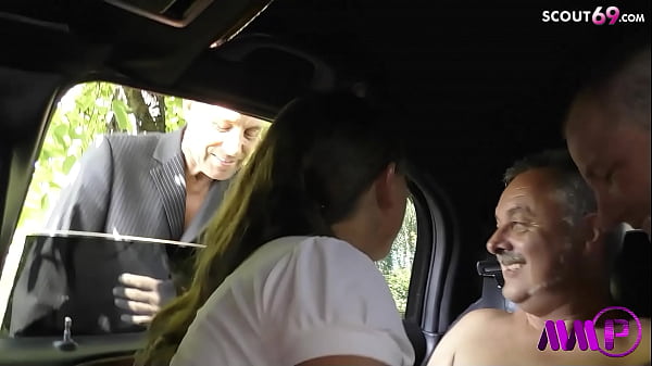 German Big Tits Mature Sexy Susi Pickup Strangers for Car Orgy Sex