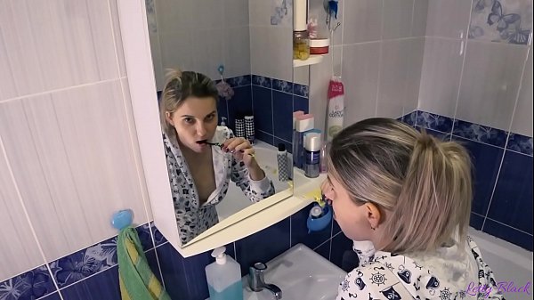 Download Video - Quickie With Petite Teen In Pajamas Ends With Oral Creampie - Letty Black