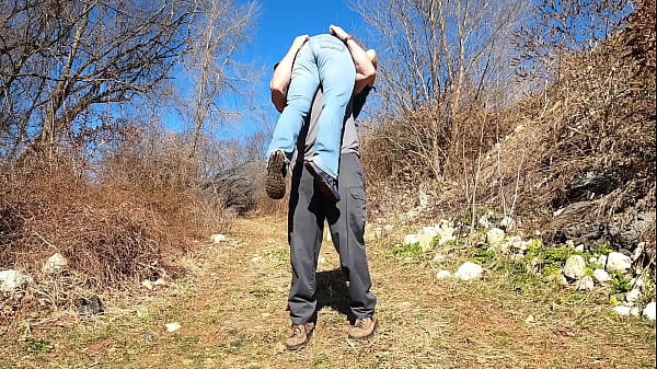 Unsuspecting wife - Pantsing wedgie prank