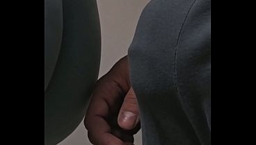 Dirty Stranger Rub His Dick On Random Girl's Ass In Subway Train and fill her Tights With CUM