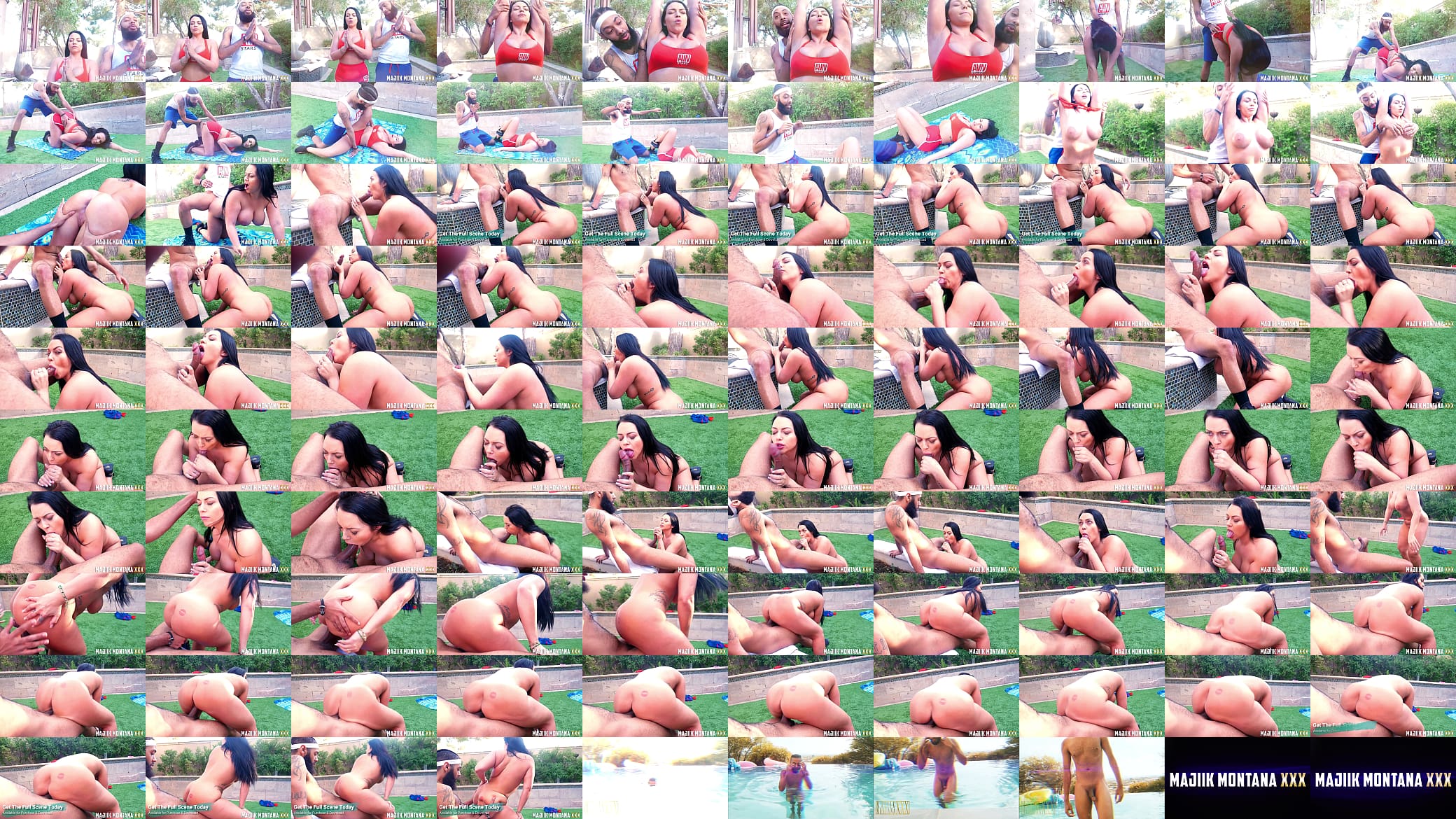 Hot latina MandiMayxxx gets her pussy STRETCHED out by Freaky Yoga Instructor Majiik Montana 预览图