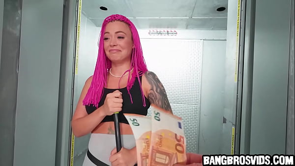 Download Video - He offers her some money for her to take off her clothes and finish cleaning the house naked&period; She takes the money and has some fun&period;