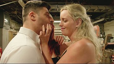 MECHANIC WORKSHOP THREESOME WITH DOUBLE FACIAL