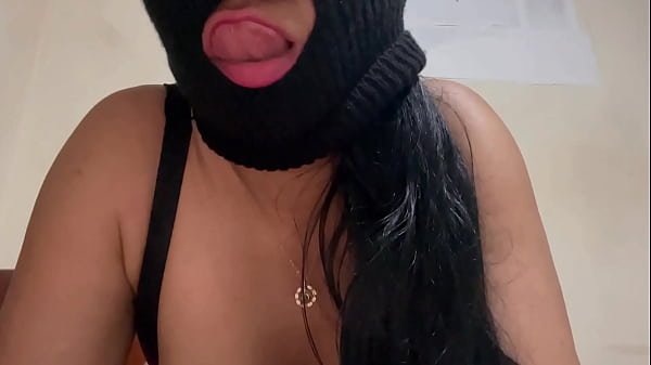 Deniska Plays Perverted Games With Masked Men Outside