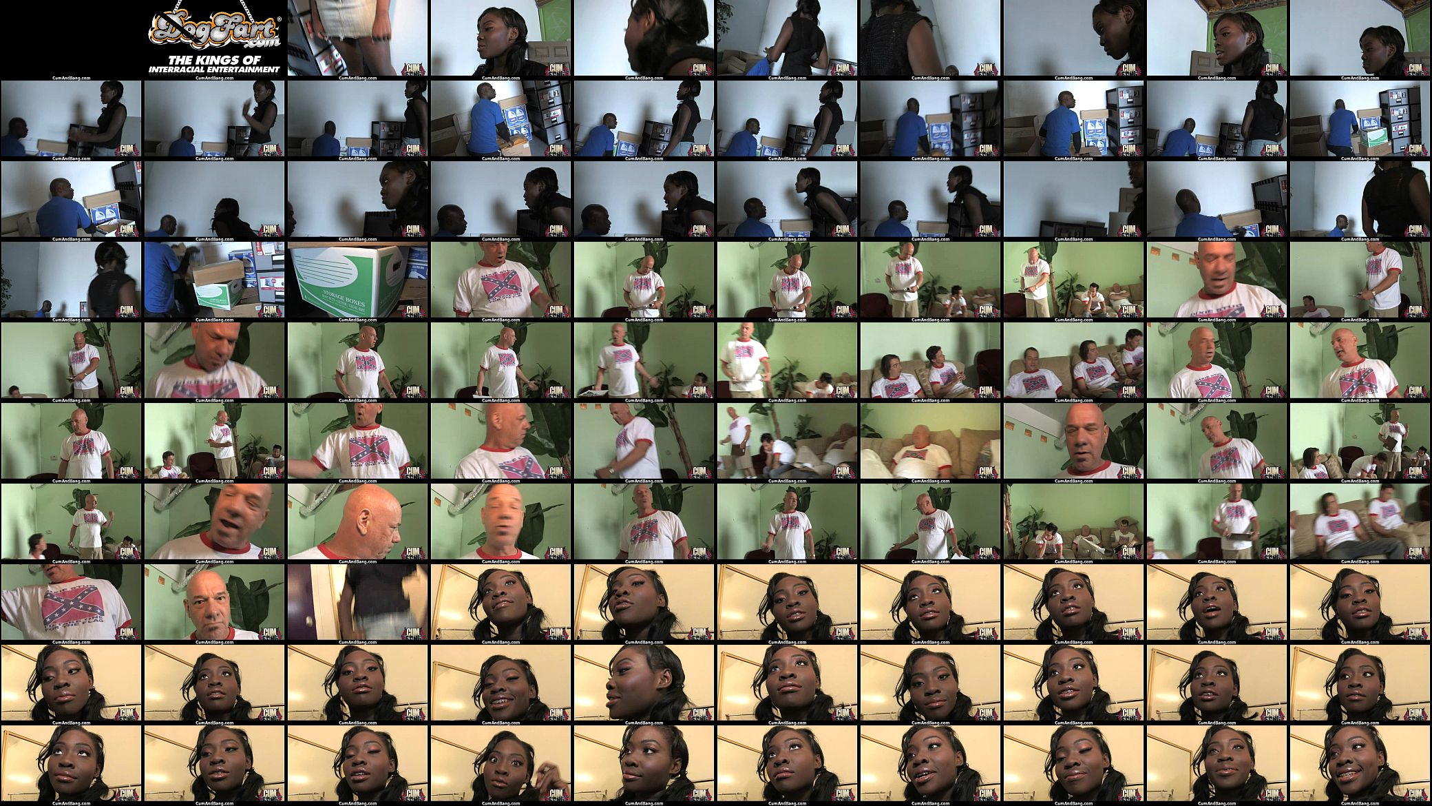 horny ebony bukkake gangbang 4 预览图