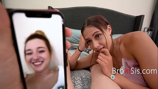 Sexting GF While Fucking Stepsis