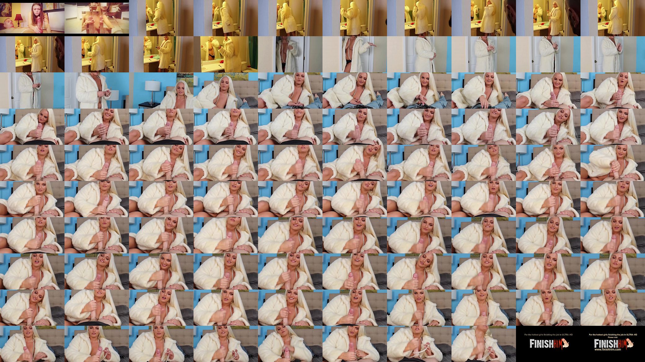 POV Blonde MILF With Big Tits Strokes Big Cock 预览图