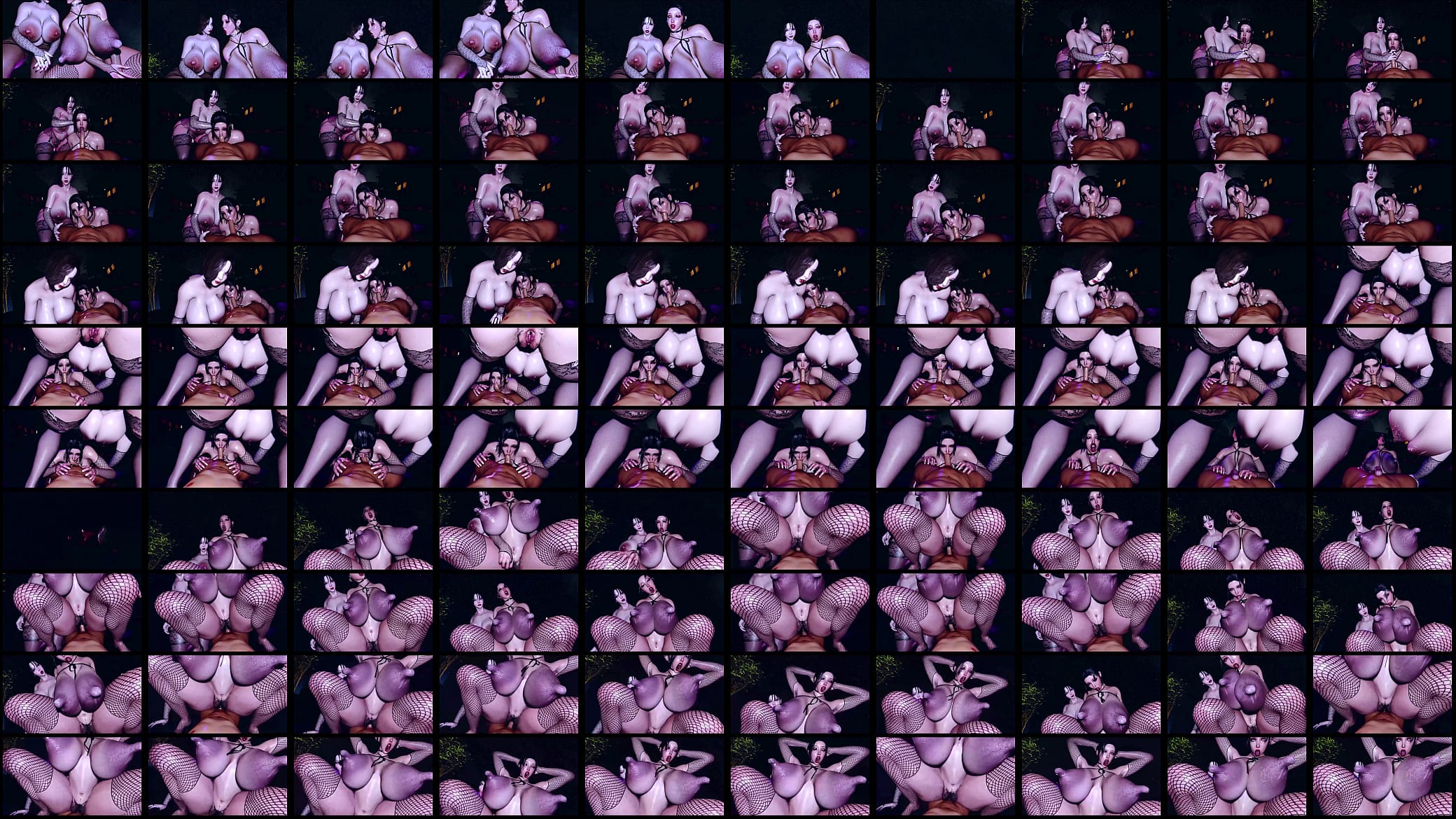 3D HQ AI 2 chicks POV sex Huge tits POV cowgirl Riding w/ Sound added 预览图